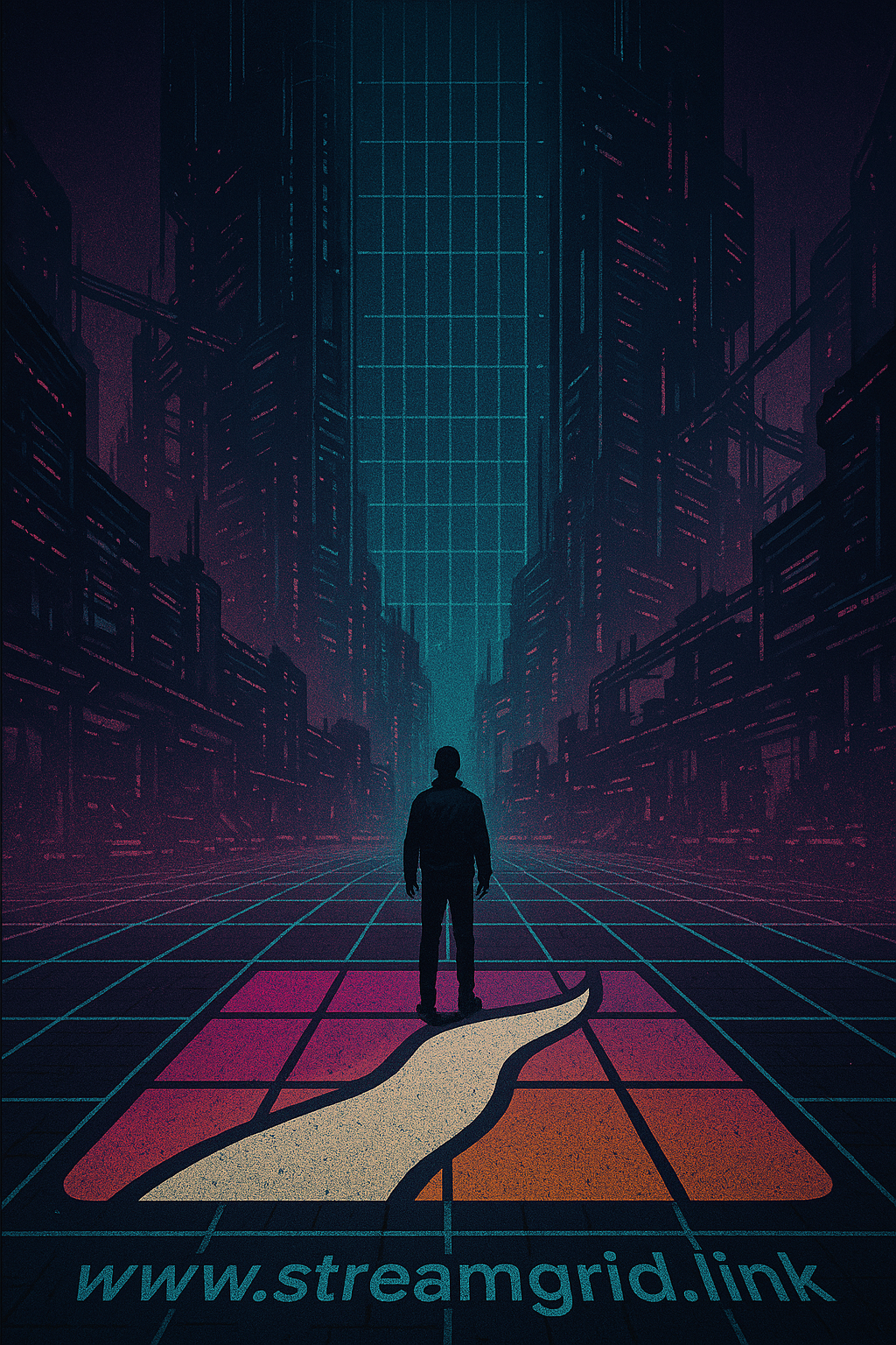 Cyber Punk City StreamGrid 01